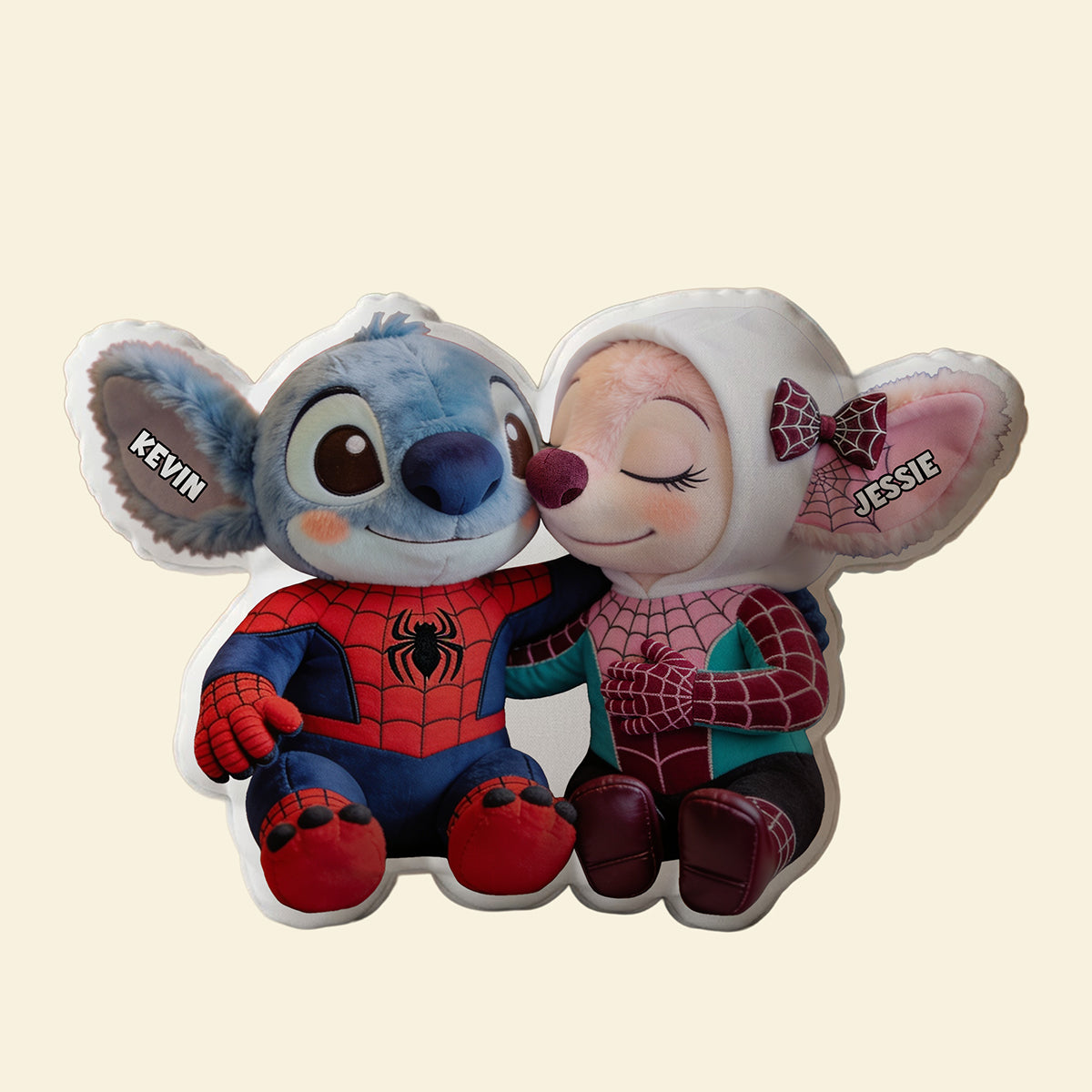 Mischievous Couple Custom Shaped Pillow - Personalized Gifts For Couples 02pgta060826