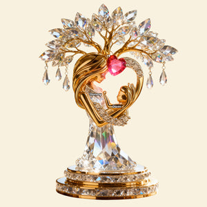 Gracefully Elegant Mom Tree Acrylic Plaque - Personalized Gifts For Mother's Day 03kita180326-Homacus