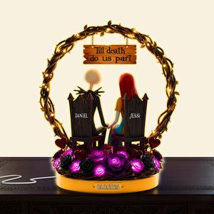 Dark Romance Couple Light Box - Personalized Gift For Couples 04TOLU101125-Homacus