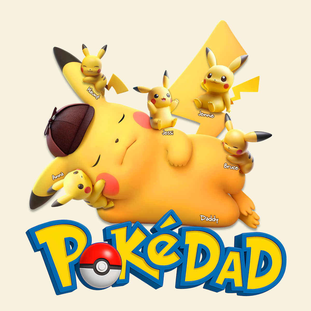 Cute Creature Dad Acrylic Plaque - Personalized Gifts For Father 03OHLU100525-Homacus