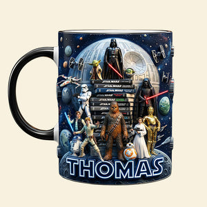 Cosmic Coffee Accent Mug - Personalized Gifts Cosmic Lovers 01huta060126-Homacus