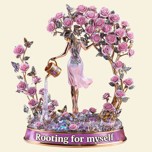 Rooting For Myself Acrylic Plaque - Personalized Gifts For Garden Lovers 05tglu170525-Homacus