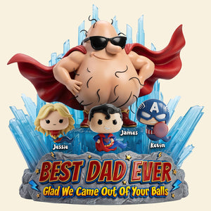 Funny Dad & Tiny Swimmers Acrylic Plaque - Personalized Gifts For Dads 02HUTA190526-Homacus