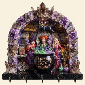 Eccentric Witch Key Hanger, Personalized Gifts For Witch Lovers 03qhta250726