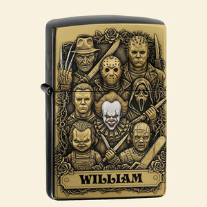 Horror Collage Lighter - Personalized Halloween Gifts-Homacus