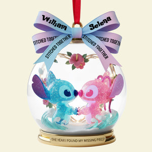 Cute Alien Couple Ornament, Personalized Gifts For Couple 07QHLU300925-Homacus