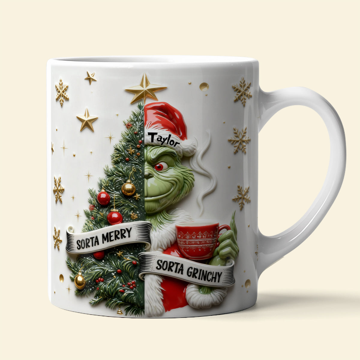 Personalized Annoyed Merry Spirit Mug 05QHLU201125-Homacus