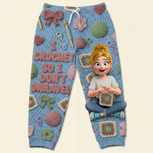 Crochet Girl Pajama Pants - Personalized Gifts For Crochet Lovers 06nalu171225-Homacus