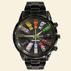 Mighty Trucks Men's Watch- Personalized Gifts For Truck Lovers 04NALU020825-Homacus