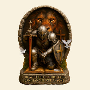 Jesus In Man's Heart Acrylic Plaque - Personalized Gifts For Jesus Lover 02HULU140525-Homacus