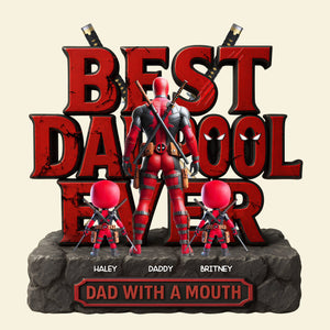 Best Dad Ever Acrylic Plaque - Personalized Gifts For Father 01OHLU010525-Homacus
