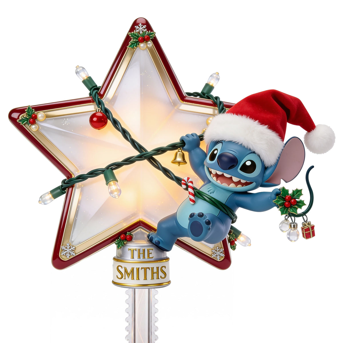 Mischievous Tree Topper Personalized Christmas Gifts 04HALU150826