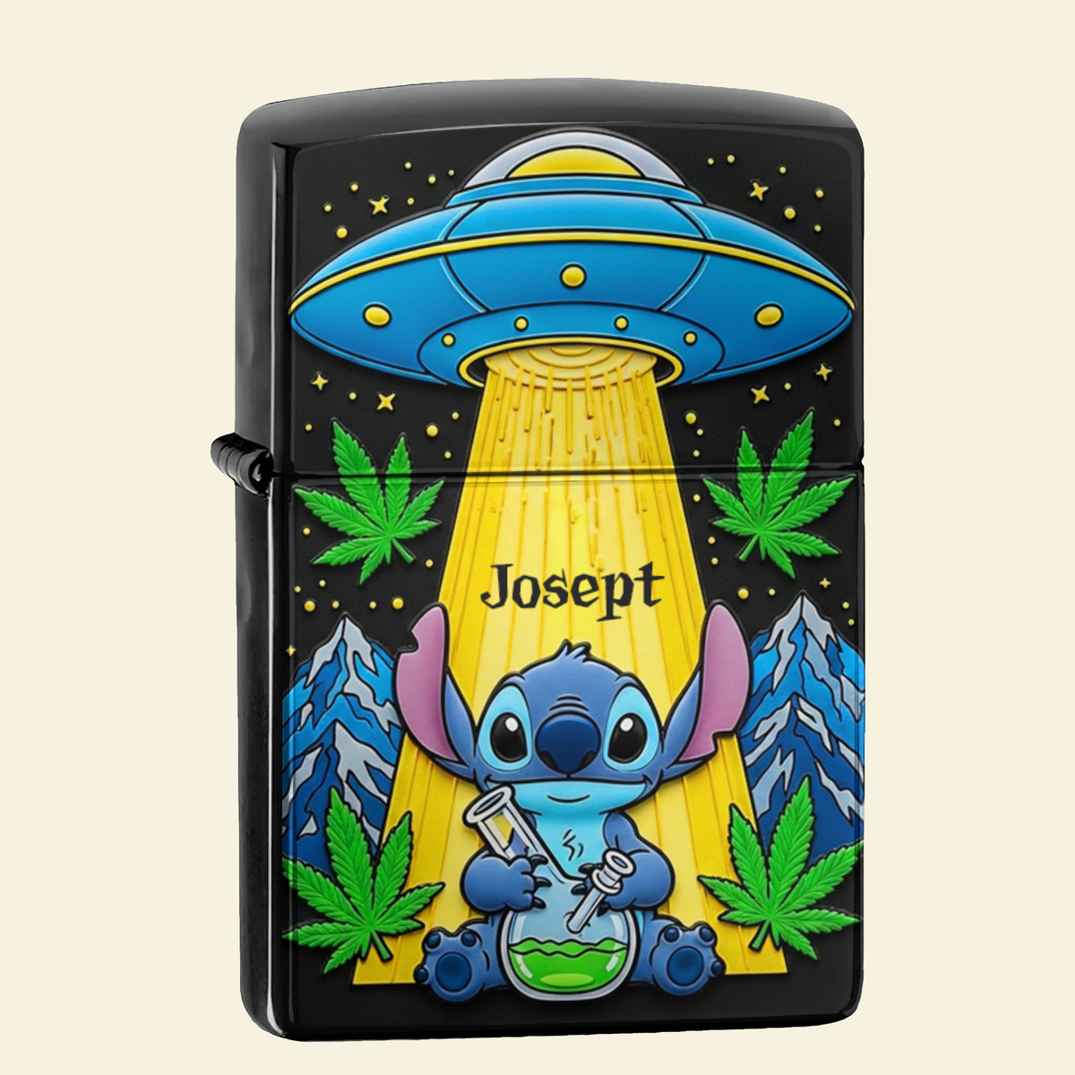 UFO and Alien Monster Lighter - Personalized Gifts For Stoners-Homacus