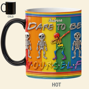 Proud To Be Yourself Magic Coffee Mug - Personalized Gifts For LGBT+ Pride 02PATA210526-Homacus