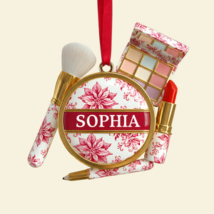 Makeup Kit Christmas Ornament - Personalized Gifts For Makeup Lovers 05PGLU131025-Homacus