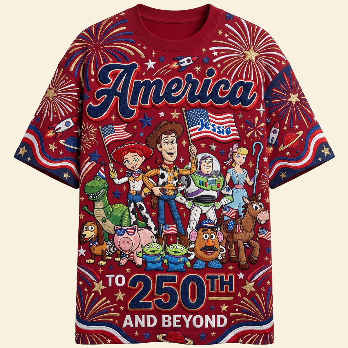 America 250 Patriotic Adventure Crew Shirt - Personalized Anniversary Gift 02NATA100626