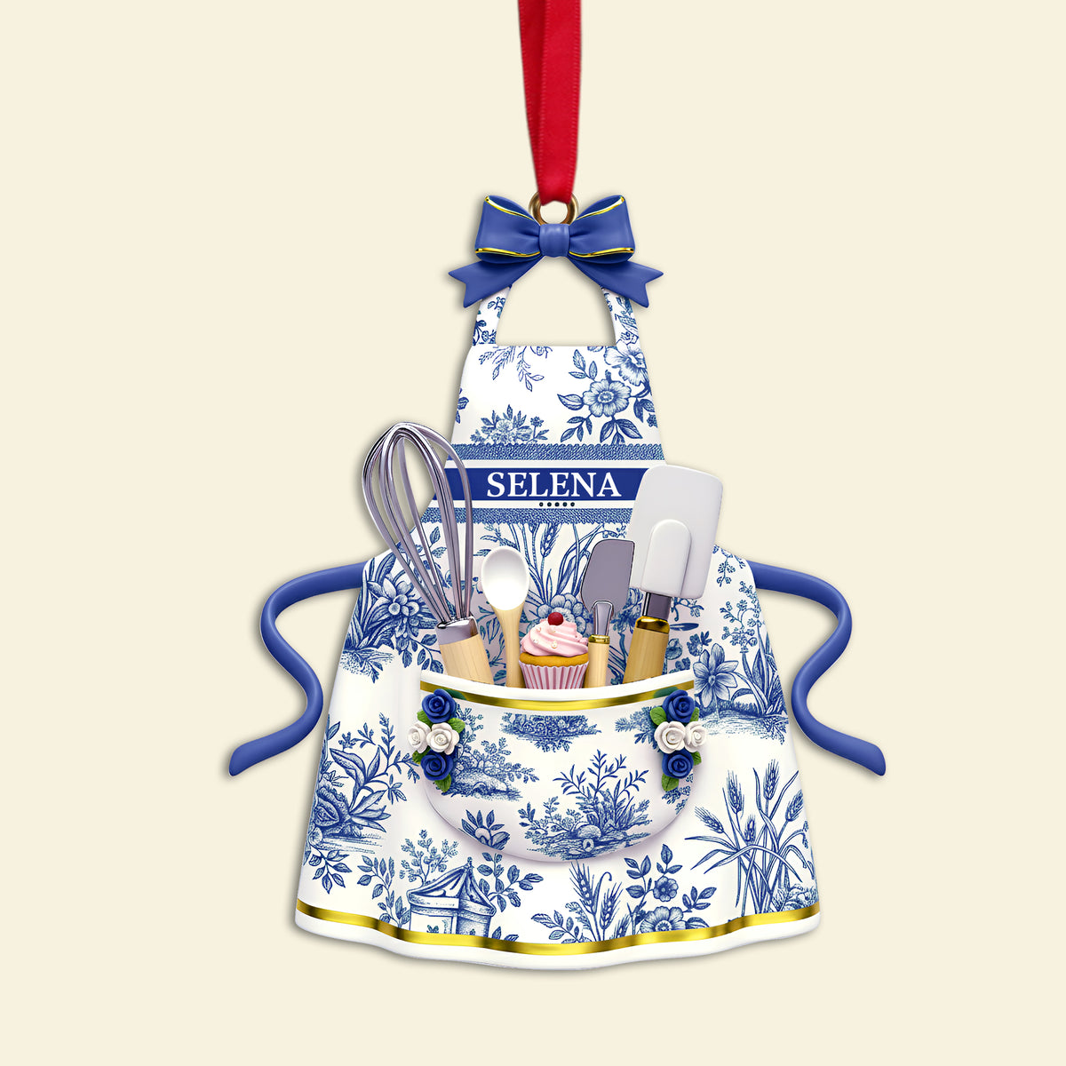Baking Apron Ornament - Personalized Gifts For Cooking Lovers 01pglu071125-Homacus