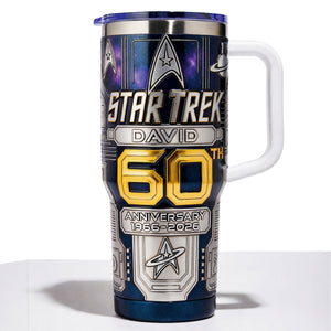 60th Anniversary Universe 40oz Tumbler - Personalized Gifts For Celebration Tumbler 05OHLU020326-Homacus