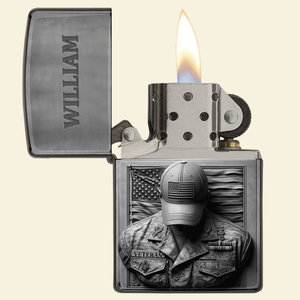 Patriot Veteran Lighter - Personalized Gift For Veteran 08HULU190725-Homacus