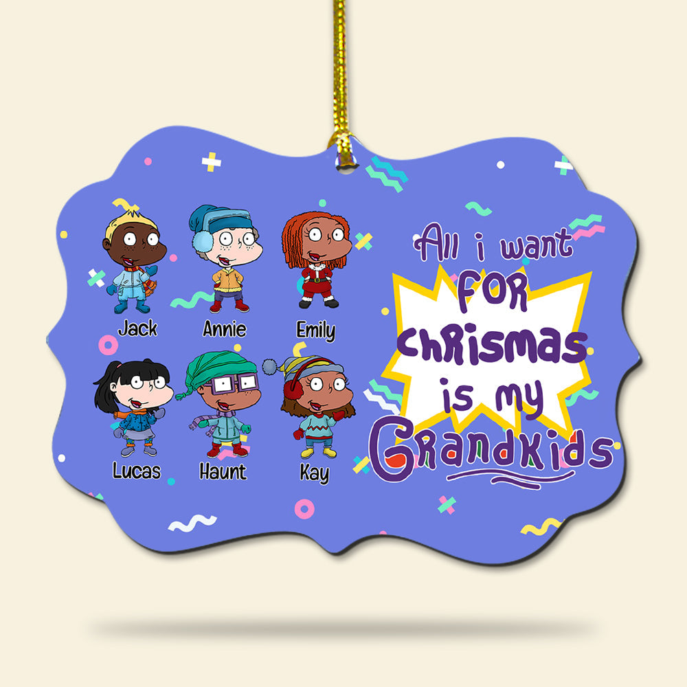 Personalized Gifts For Grandma Christmas Ornament 01TOLU151024HG-Homacus