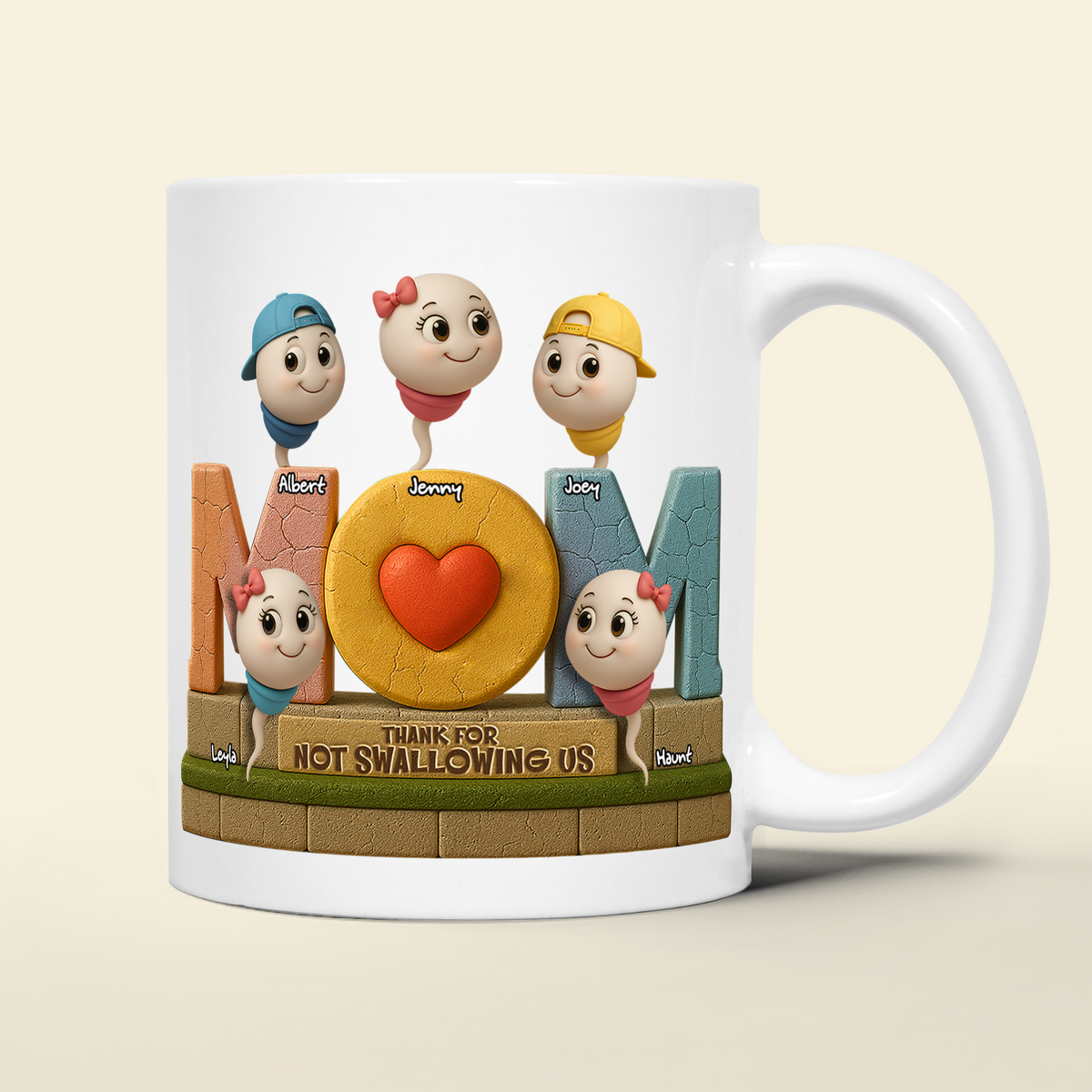 Mom Coffee Mug - Personalized Gifts For Mother 04OHLU170425-Homacus