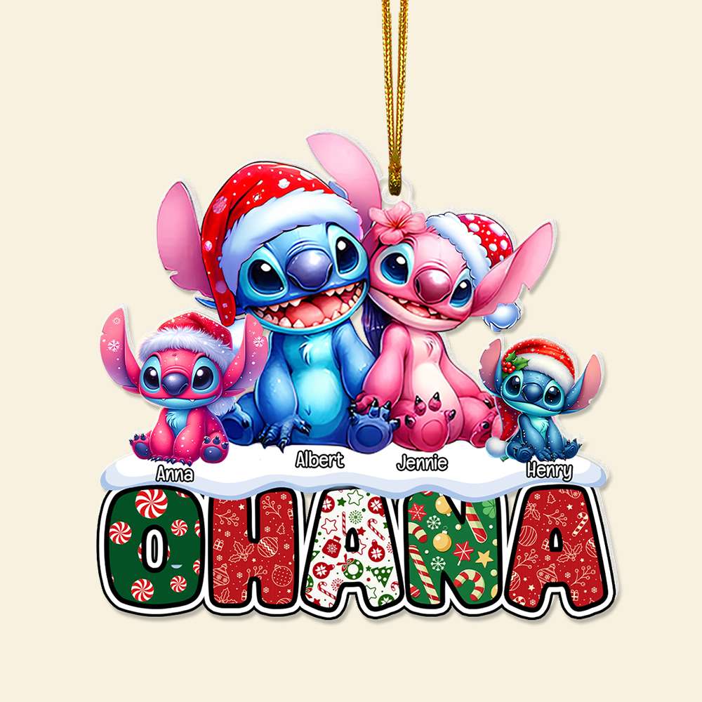 Personalized Gifts For Family Acrylic Ornament 01ohlu011124-Homacus