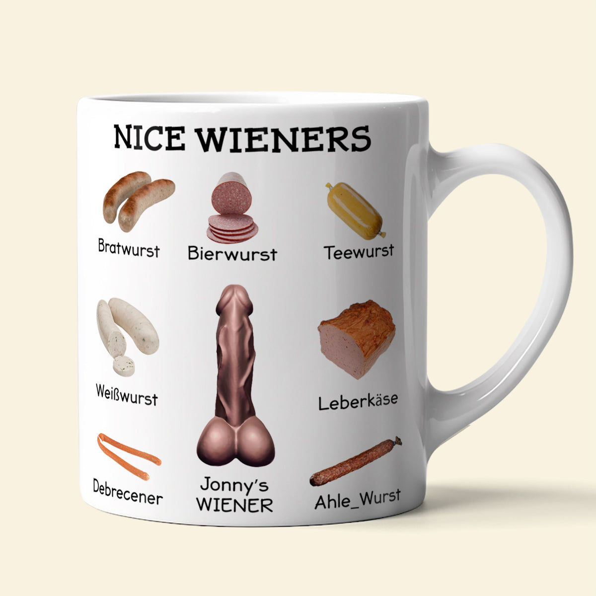 Funny Naughty Coffee Mug - Personalized Gifts For Him 01OHLU221125-Homacus