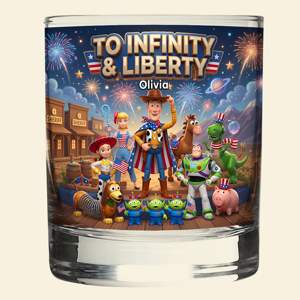 Lovely Characters Celebrated America 250th Anniversary Drinking Glass - Gifts For Patriots 02tyta090626