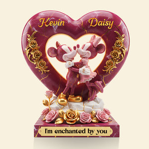 I'm Enchanted By You Acrylic Plaque - Personalized Gifts For Couples 02OHTA081225-Homacus