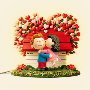 Lovely Couple Valentine Acrylic Light Box - Personalized Gifts For Couple 01huta231225-Homacus