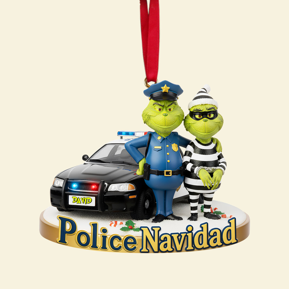 Police Ornament - Personalized Christmas Gifts For Police Officer 06hylu011125-Homacus