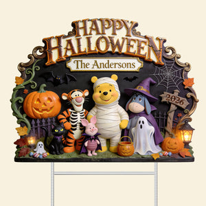 Happy Halloween Yard Sign - Personalized Halloween Gifts For Family 04pgta070826-Homacus
