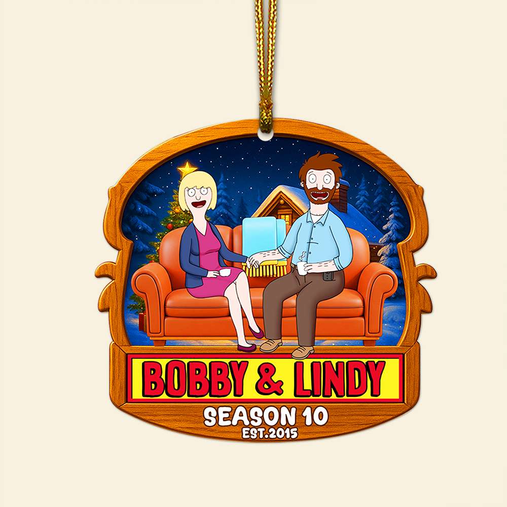 Griddle Love Couple Christmas Ornament - Personalized Anniversary Gifts For Couple 06OHLU130825PA-Homacus