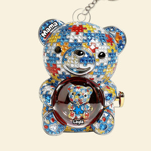 Mama Bear Autism Keychain - Personalized Gifts For Mom 02tgta050226-Homacus