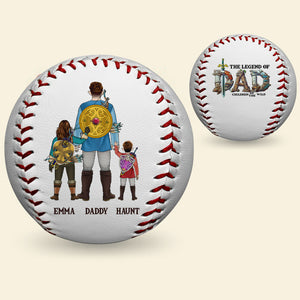 Personalized Gifts For Dad Baseball The Legend Of Dad 02HULU080425HG-Homacus