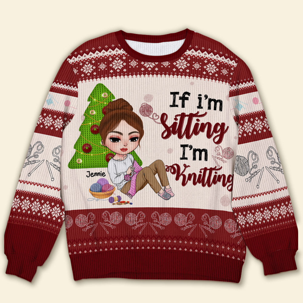 Personalized Gifts For Knitting Lover Ugly Sweater 01TOLU021124HH-Homacus