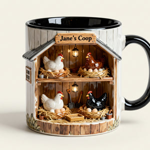 Chicken Farm Coffee Mug - Personalized Gifts For Farmer 02ohta311225-Homacus