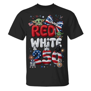 Patriotic Space Adventure Shirt - Personalized 250th Anniversary Gifts 04TOTA100626