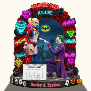 Dark Love Proposal Couple Acrylic Plaque - Personalized Gifts For Couple 07HYLU140825-Homacus