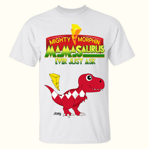 Personalized Gifts For Mothers Shirt Cute Dino Kids 03KALU210225-Homacus