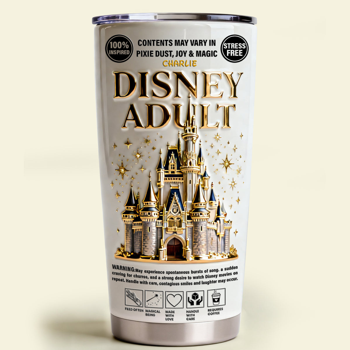 Fairytale Castle Tumbler - Personalized Gifts For Magic Lovers 01nalu271225-Homacus