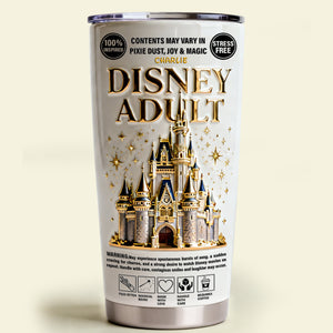 Fairytale Castle Tumbler - Personalized Gifts For Magic Lovers 01nalu271225-Homacus