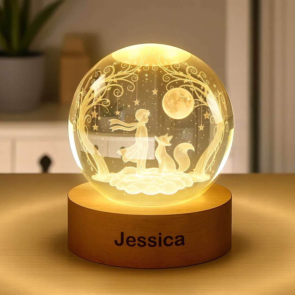 Starry Dream Boy Crystal Night Light - Personalized Gift 06PALU181225-Homacus