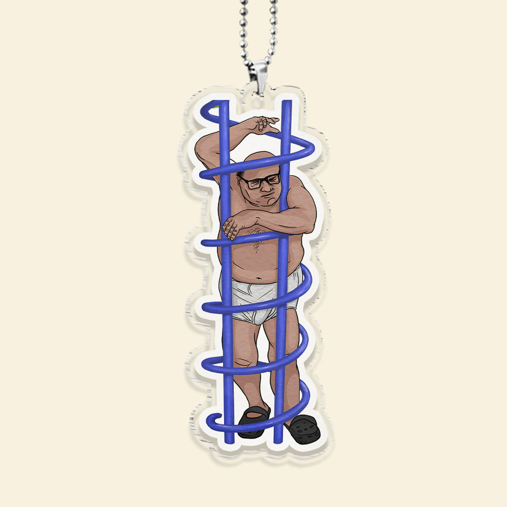 Personalized Gifts For Movie Fans Car Ornament 01hudc030824 Funny Man-Homacus