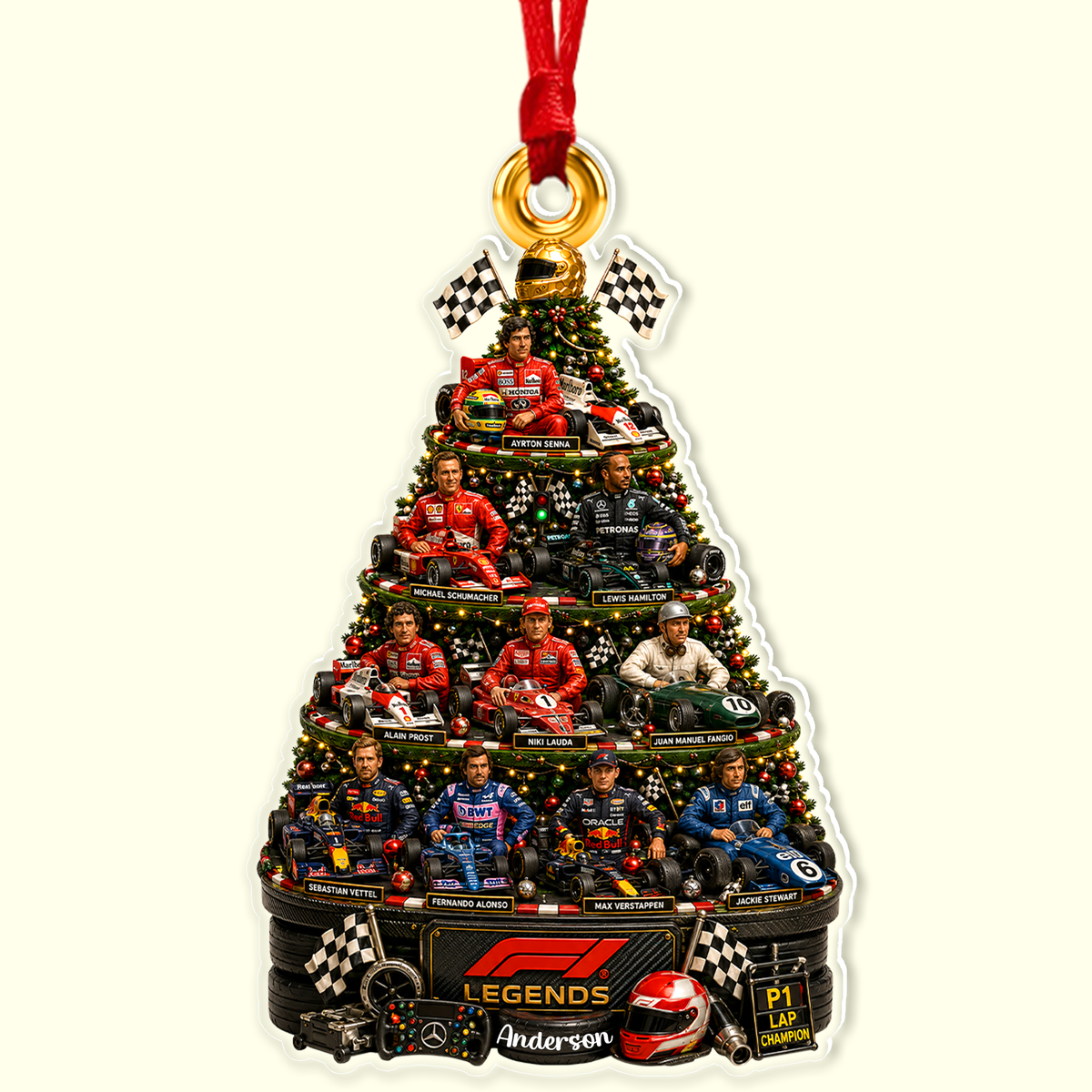 Ultimate Racing Acrylic Ornament, Personalized Christmas Gifts 04NADH280826-Homacus