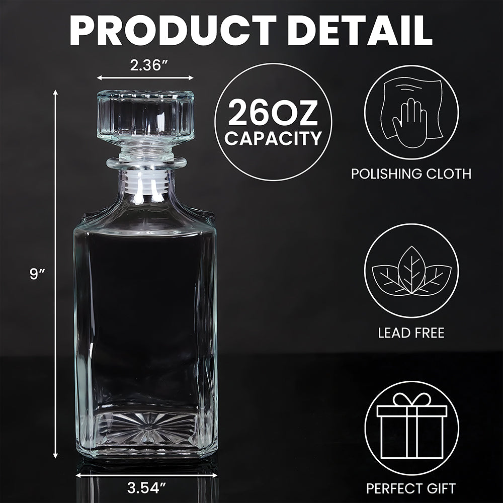 Dad We Love You Decanter Set - Personalized Father's Day Gifts 01palu080526-Homacus