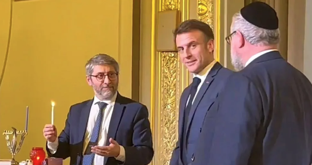 Macron Faces Backlash for Hosting Hanukkah Ceremony at Elysée Palace