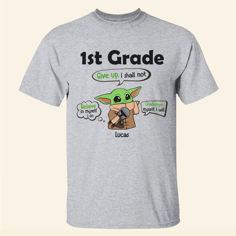 Personalized Gifts For Teacher Shirt Shall Not Give Up 01hutn150822-Homacus