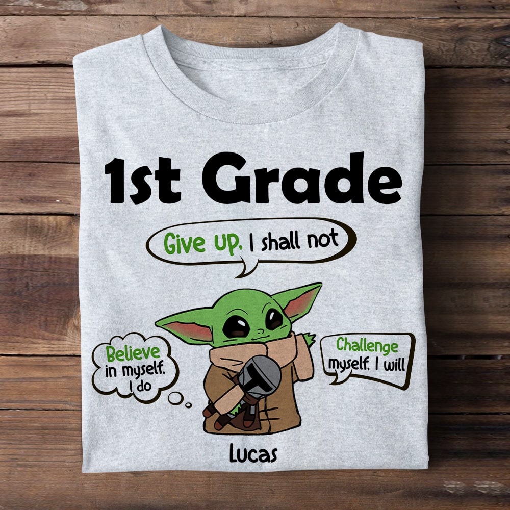 Personalized Gifts For Teacher Shirt Shall Not Give Up 01hutn150822-Homacus