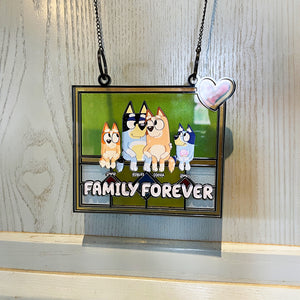Personalized Gifts For Family Suncatcher Ornament 02ohti070624-Homacus